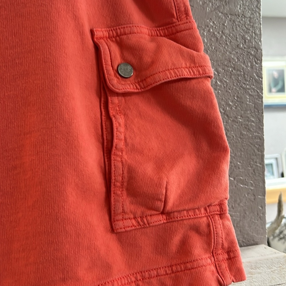 Tommy Bahamas relax, short, cotton, elastic waist skirt bright coral size m - Picture 3 of 7